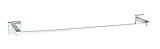 WENKO Power-Loc® Handtuchstange Uno San Remo - Befestigen ohne bohren, Messing, 63 x 5 x 7 cm, Chrom