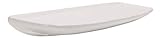 Calmwaters® Badablage 60 cm aus Keramik in Weiß, Universal-Ablage im Bad zur Wandmontage, Duschablage, Badregal - 10AB2233