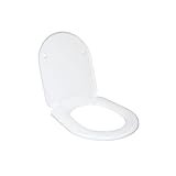 SENSEA - Ovaler Toilettensitz - Kunststoff - Oberfläche glänzend weiß - EINFACH