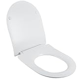 SENSEA - Ovaler WC-Sitz - weiß glänzend - mit Fallschutz - Neo