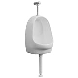 vidaXL Urinal Wandhängend mit Spülventil Pissoir Pissbecken Pinkelbecken Absaugeurinal Ablauf Badezimmer…