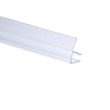 Duschdichtung PVC Ersatzdichtung TYP-4 200cm Glasstärke 10mm Gummilippe 10mm
