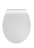 VEROSAN Duroplast WC-Sitz SlimLine weiß, mit Absenkautomatik für geräuschloses Schließen, angenehmer…