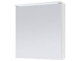 Spiegelschrank Badschrank Spiegel Badhängeschrank Badmöbel Kirkja I Weiß/Weiß 60 cm