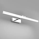 Klighten LED Spiegelleuchte Bad 60cm,18W IP44 Wasserdichte 180° Rotation Badleuchte Wand Badzimmer Spiegellampe,…