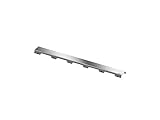 TECE 1 x drainline Designrost „steel II“ (Länge 80 cm Edelstahl poliert sehr belastbar), Silber