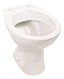 'aquaSu® Stand WC 589, Bodenstehende Toilette, Standard-Form, Mit gängigen WC-Sitzen kompatibel, Geruchsarmer…