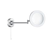 Searchlight Bathroom Mirrors - LED-Schwenkvergrößerung Badezimmerspiegel Chrom IP44