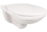 Villeroy & Boch O.novo Vita 4695R001, spülrandloses Wand-WC + 6 cm erhöht, barrierefreie Toilette mit…