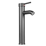 ZOLTA Wasserhahn Bad Badezimmer Armaturen | Funktionelle Einhand Wand | Modern Gemacht aus Messing Armaturen Bad | Schwarz