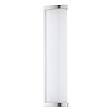 EGLO LED Wandlampe Gita 2, Spiegelleuchte aus aus Metall-Guss in Chrom und Kunststoff in Weiß, Badezimmer…