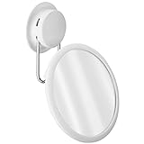 Tookie Nebelloser Duschspiegel, 360 Grad drehbarer Badspiegel aus Edelstahl, Make-up-Spiegel, abnehmbarer…