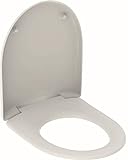 Geberit RENOVA WC-Sitz / Toilettensitz - Befestigung von unten, WC-Deckel überlappend, Duroplast, weiß…