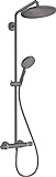 hansgrohe Duschsystem Croma Select S Showerpipe 280 Regendusche (Duschkopf, Duschstange, Thermostat,…