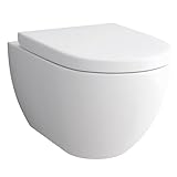 Alpenberger Spülrandloses Hänge WC mit Bidet Funktion | Taharet WC mit Nano Beschichtung & Toilettendeckel…