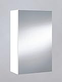 Dmora - Badezimmer-Wandschrank Lafayette, Säulenschrank für Badezimmer, Hängendes Schließfach, Glänzende…