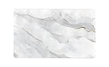 Tobil Badematte Badteppich rutschfest saugfähig Badvorleger verschiene Motive 40x60-50x80cm (Weiß-001,…