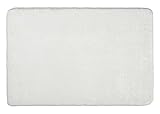 Kleine Wolke Badteppich Cecil, Farbe: Weiss, Material: 100% Polyester, Größe: 50x 60 cm