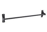 SOSmart24 Pure Black Handtuchstange 54 cm aus Metall - Schwarz Matt - Nordic Minimalism - Handtuchhalter…