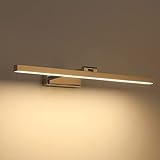 Klighten LED Spiegelleuchte Bad 60cm,18W IP44 Wasserdichte 180° Rotation Badleuchte Wand Badzimmer Spiegellampe,…