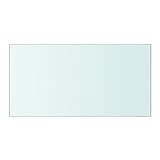 yorten Regalboden Glas Transparent Glasboden Einlegeboden Glasablage Glasregal Ersatzteile 40 x 20 cm…