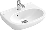 Villeroy & Boch Handwaschbecken compact O.novo 536050 500x400mm mittl Hl. durchgest m. Ül. weiß, 53605001