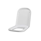 WC-Sitz für GalASSIA MEG als Original-Thermo-WC-Sitz mit weißem Scharnier aus Edelstahl, normaler oder…