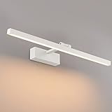 Klighten LED Spiegelleuchte Bad 60cm 18W, 180 Grad Drehung Wandleuchte für bad IP44 Wasserdichte, Spiegellampe…