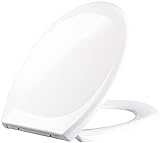 BadeStern Toilettenbrille: Universal-WC-Sitz, O-Form, Absenkautomatik, antibakteriell beschichtet (Klobrille,…