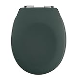 spirella Premium Toilettendeckel oval Klodeckel mit matten Finish und Softclose Absenkautomatik. Antibakterielle…