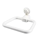 WMLBK ABS Vakuum Handtuchring Halter PVC Handtuchring Zubehör Wandmontage für Küche Badezimmer (weiß)