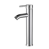 SOLVEX SP-10013 Einhebel-Badezimmerarmaturen, Chrom, Einhebel-Waschtischarmatur für Toilette und Waschraum,…