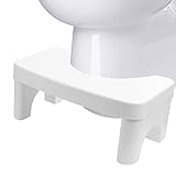 WDOPEN WC-Hocker, abnehmbarer Toiletten-Töpfchen-Tritthocker, zusammenklappbar, hockend, 17,8 cm hoch,…