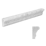 Adolif Carrara Stuhlschiene, weißer Marmor, Bullnose Rand für Badezimmer, Küche, Dusche, Wohnzimmer,…