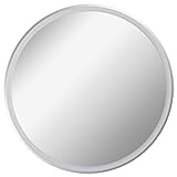 FACKELMANN LED Spiegel rund Ø 80 cm Mirrors/Wandspiegel mit umlaufender LED-Beleuchtung/Maße (B x H…