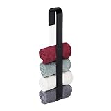 Relaxdays Wandhandtuchhalter Handtuchhalter Wand 430 Edelstahl Handtuchstange 45cm Selbstklebend & Magnetisch…