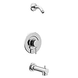 Moen T2193NH Align Posi-Temp Pressure Balancing Modern Tub and Shower Trim Kit Without Showerhead Valve…