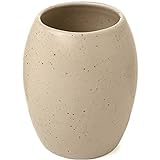 TATAY Dune - Becher, Keramik, Beigefarben, 8,7 x 8,7 x 10,3 cm