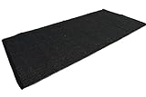 Easy Teppich aus Baumwolle, waschbar, für Bad und Küche, rutschfest (55 x 110 cm, Dunkelgrau)