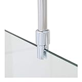Stabilisationsstange für Duschen, Haltestange Glas - Decke, Stabilisierungsstange Duschwand, Stabilisator…