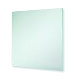 Blue Canyon Kosmetikspiegel, quadratisch, für Badezimmer, Kaminsims, rund, mattiert, 40 x 40 cm, quadratisch