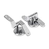 Schläfer | 4538023 - Universal Toilettensitz Scharniere, Paar verstellbare Messing-Ersatzscharniere…