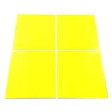 Gelb Quadratisch Kind sicher bruchsicher Wand Fliesen, plastik, Gelb, Pack of Twenty - 2 x 2 cm