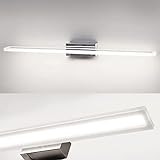 DILUMEN Spiegellampe Badezimmer Wand, Edelstahl, 60cm 15w 1600lm Spiegel Lampe Bad, Badezimmer Lampe…