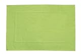 WENKO 19536100 Frottier-Duschvorleger - Baumwolle, 50 x 70 cm, grün