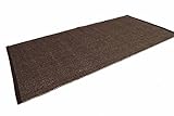 Easy Teppich aus Baumwolle, waschbar, für Bad und Küche, rutschfest (50 x 80 cm, Braun)