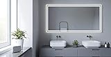 AQUABATOS® 140x70 cm LED Badspiegel mit Beleuchtung Groß Wandspiegel Lichtspiegel Antifog Badezimmerspiegel…