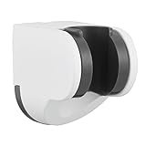Tecmolog Verstellbarer Brausehalter ABS Kunststoff Duschkopfhalterung Wand Weiß für Badezimmer, ST01W