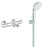 Grohe Grohtherm 800 Thermostate (Thermostat-Wannenbatterie, DN 15) chrom, 34567000 & 27799001 Tempesta…