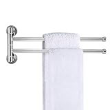 bowarepro Handtuchhalter Zweiarmig handtuchstange Bad Edelstahl Wandmontage Handtuchhalter Zweiarmig…